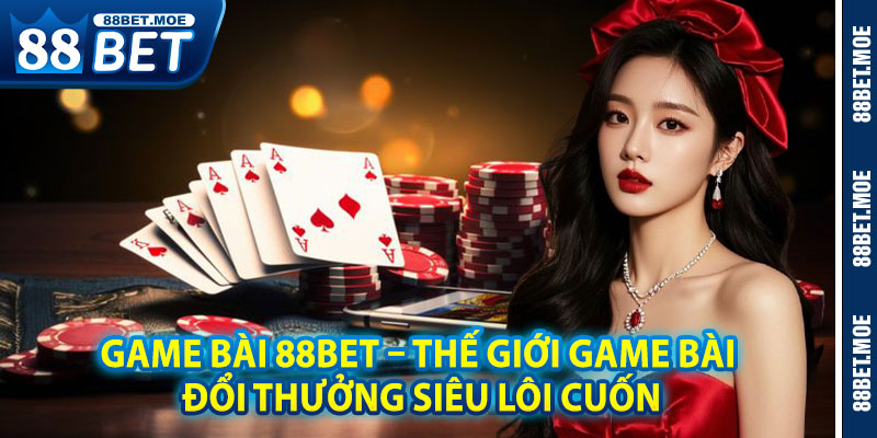 Game Bài 88BET – Thế Giới Bài Đổi Thưởng Siêu Lôi Cuốn